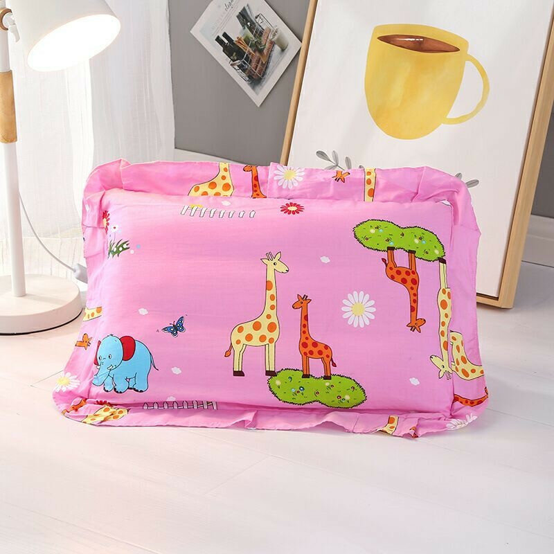 30*50cm Pure Cotton Children's Pillow Case  Kindergarten Giraffe Pillow Cover Animal Shaped Case On The Pillow