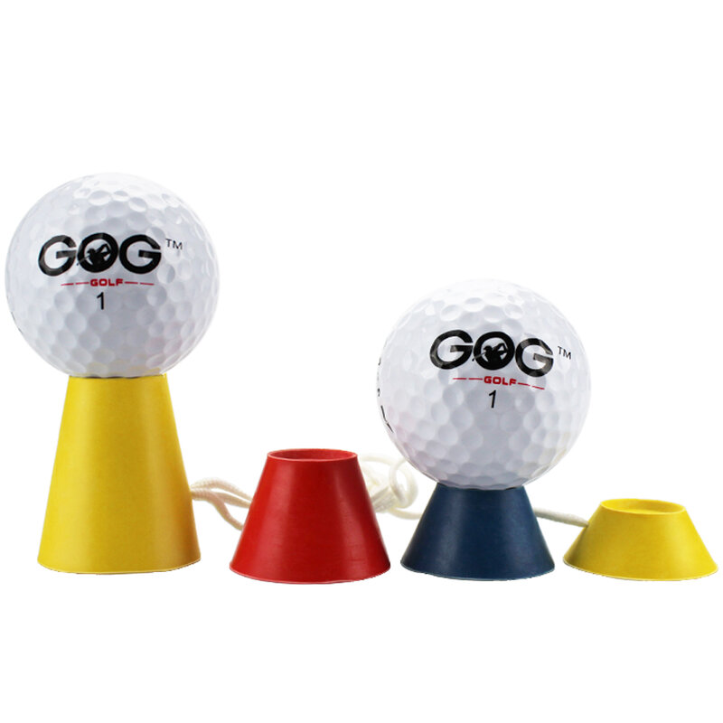 Camisetas de Golf 4 en 1 de diferentes alturas, camiseta de goma de invierno con cuerda, soporte para pelota de Golf, envío directo