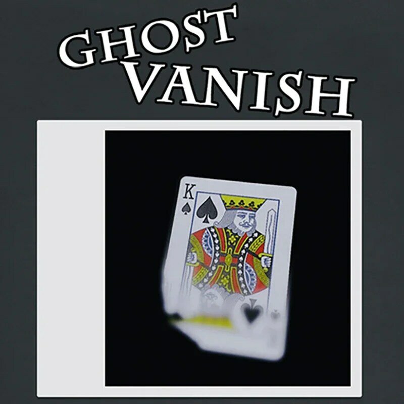 Ghost Vanish-cartas de juego de trucos de Magia que desaparecen, mago de primer plano, ilusión callejera, truco, mentalismo, rompecabezas, juguete, tarjeta mágica