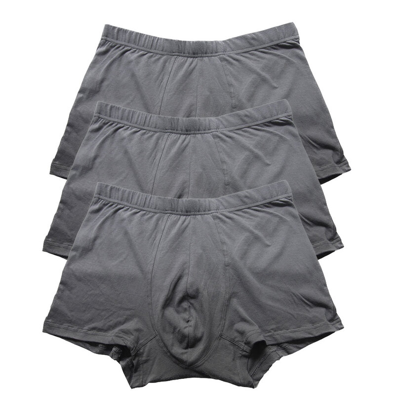Sous-vêtements en coton à absorption régulière pour hommes, réutilisables, lavables, urinaires, slips pour prostate, pack de 3
