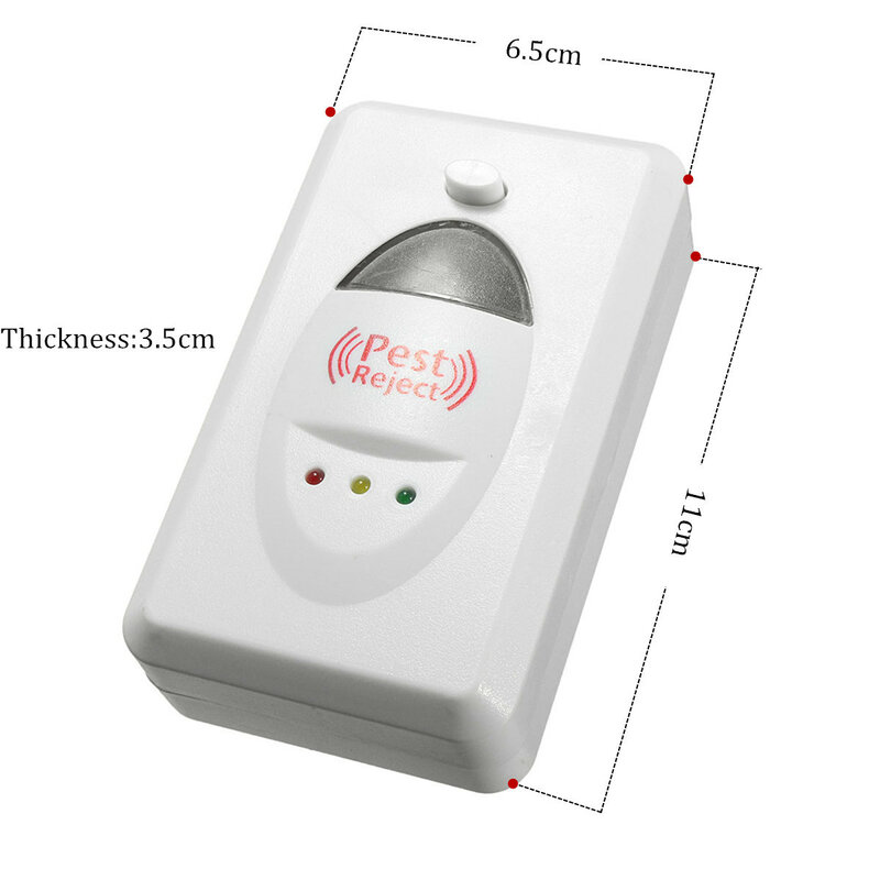 220V Effective light Ultrasonic Repeller Control Electronic Pest Repellent Mice Rodent Cockroach Mosquito Insect Killer