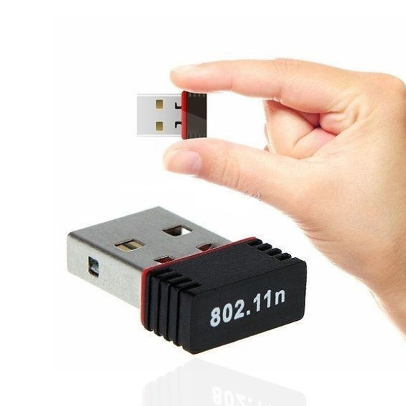 TEROW 150Mbps USB 미니 무선 네트워크 카드 RTL8188 칩 USB 2.0 내부 안테나 노트북 및 데스크탑 용 외부 WiFi 어댑터