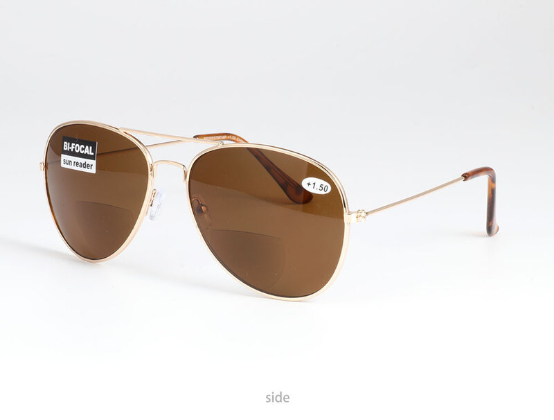 Lunettes de soleil rétro Pilot bifocales pour hommes et femmes, lunettes de lecture, presbytie, pour la pêche en plein air