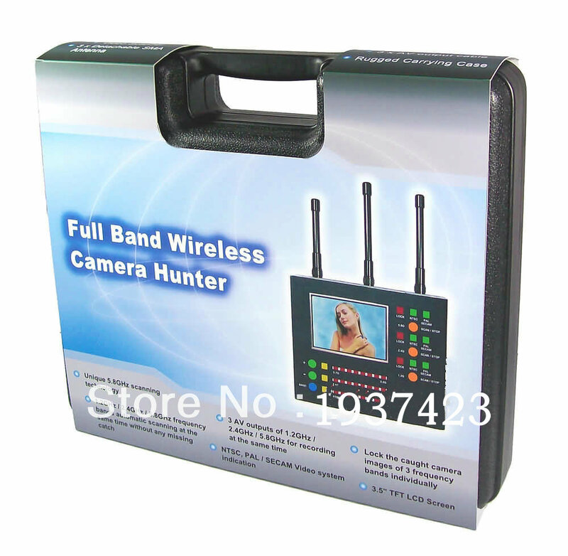 Professional Wireless Camera Hunter Monitor Display, lente múltipla Finder, Video Scanner, Detectar