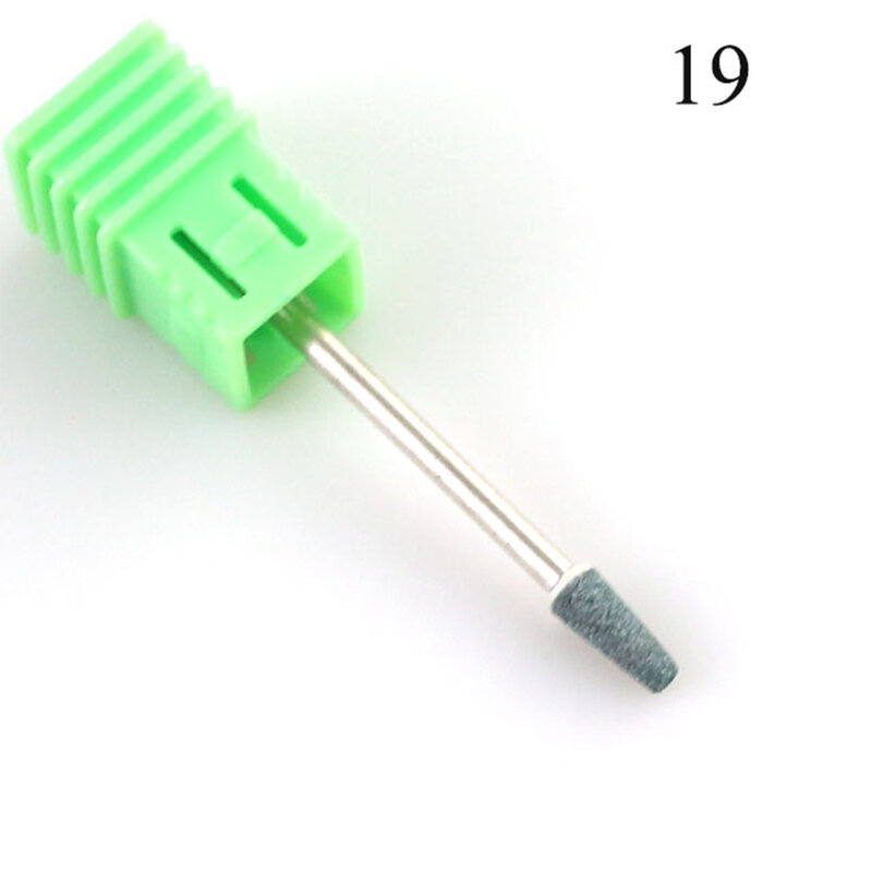 21 Type Corundum Nail Drill Milling Cutter Ceramic Stones Bits Electric Files Manicure Machine Equipment Nail Tools Accessory