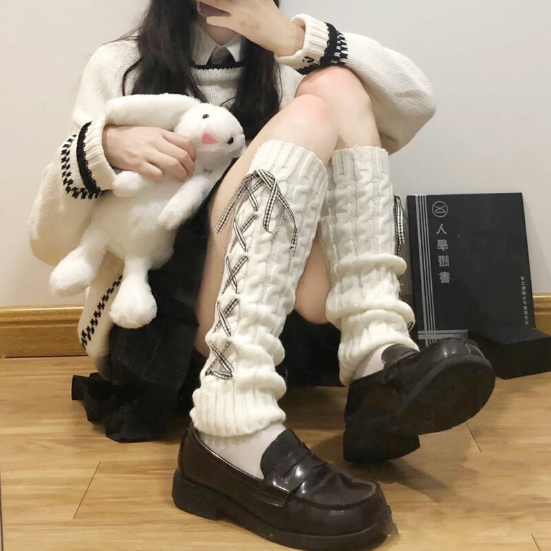 Meias de crochê meias de crochê meias de crochê meias de crochê lolita japonês
