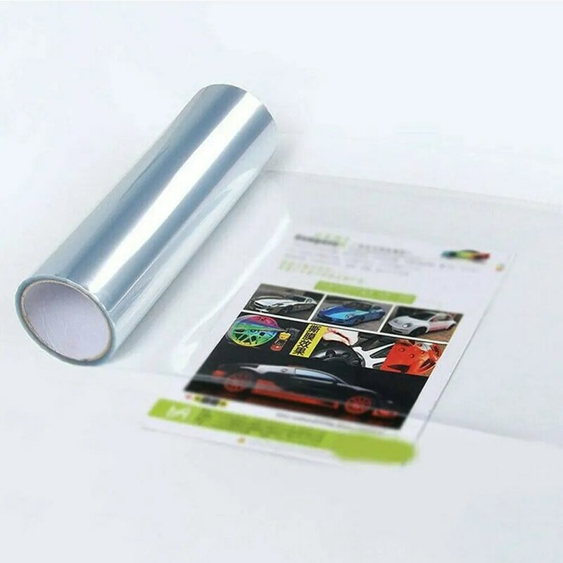 30*120cm vinile lucido trasparente pellicola protettiva per fari auto paraurti protezione per lampada Wrap Sticker moto Laptop Skateboard Wraps