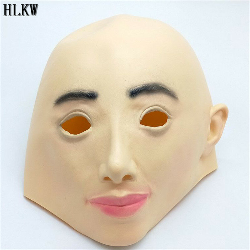 Seksowna realistyczna kobieca maska Halloween kobieta Masquerade lateksowa maska na imprezę seksowna dziewczyna Crossdress kostium Cosplay maska zabawka do odgrywania ról