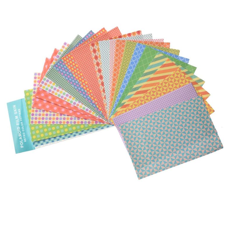 20 stücke Klebeband Papier Neue Washi Film Handwerk Aufkleber Foto Polaroid Multi-farbe Q8Q74 1 - 20 Blätter/paket Sichere Verpackung