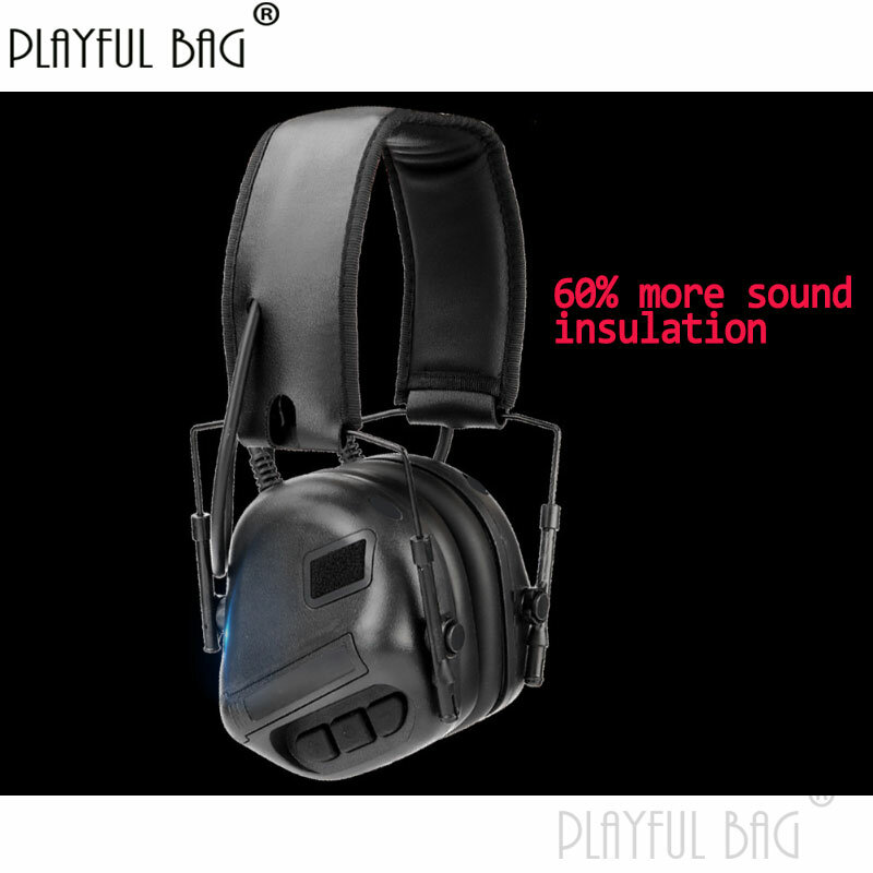 PB Playful bag HD12 위장 전술 헤드셋, IPSC 소음 감소 헤드폰, 경쟁력 있는 CS 스포츠 액세서리 QD41S