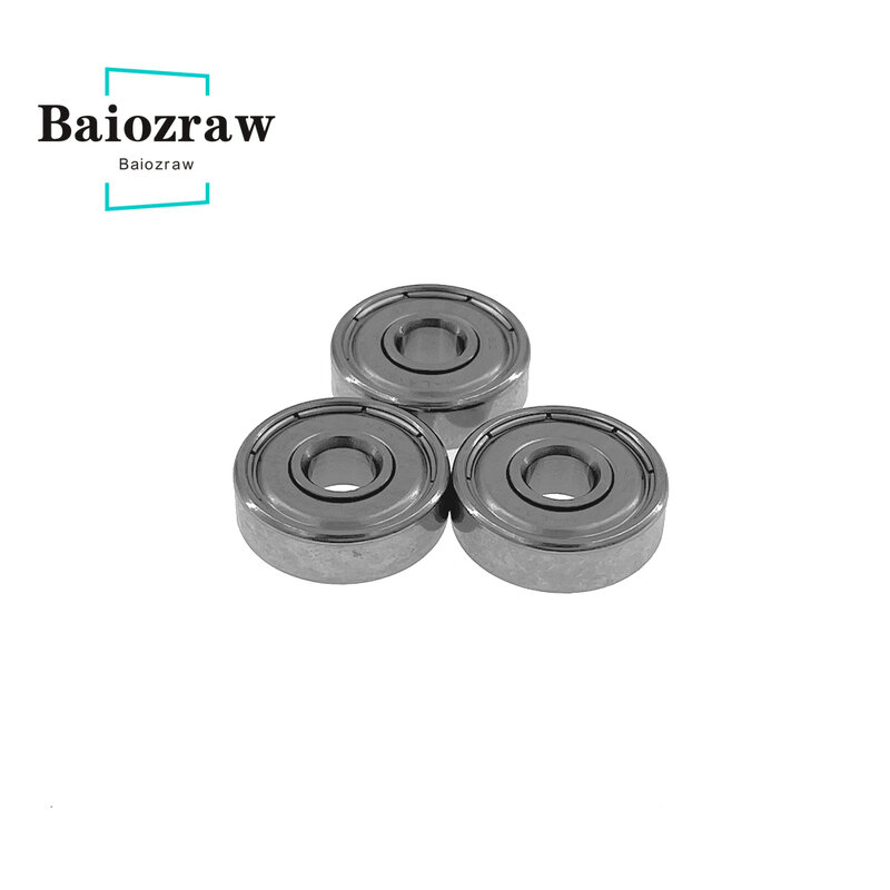 Baiozraw – roulements à billes miniatures, 10 pièces, MR125ZZ ABEC-1 MR125ZZ ABEC-3 MR125ZZ ABEC-5 MR125ZZ ABEC-5 MR125RS 5x12x4mm