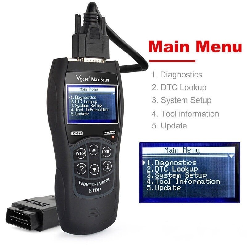 Vgate VS890 OBD2 Auto Scanner Diagnose Werkzeug Fehler Code Reader Universal Multi-Sprache Für Auto