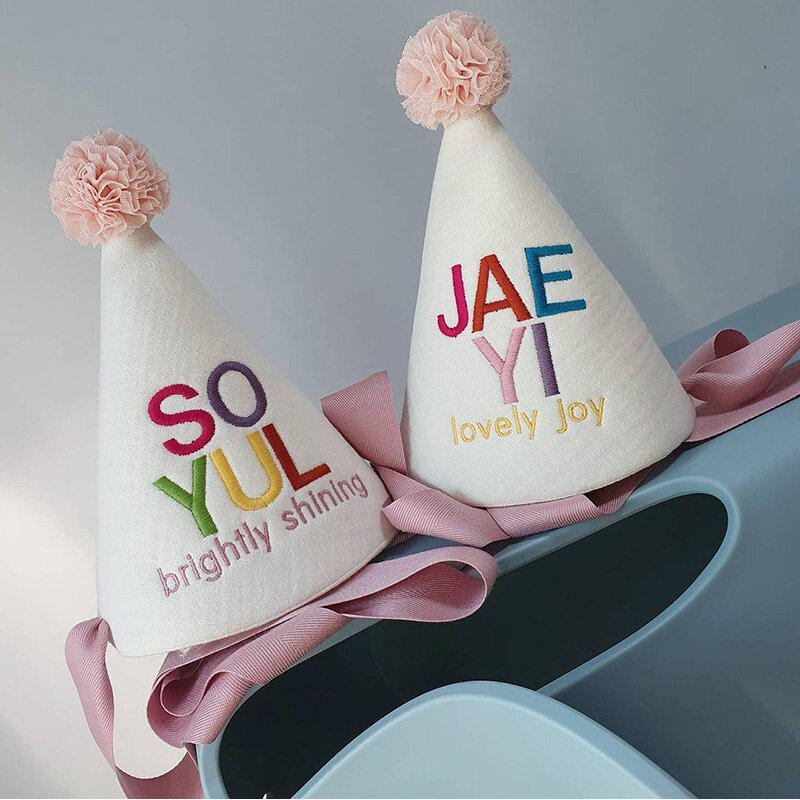 Topi Ulang Tahun Anak-anak Topi Mahkota Pesta Tema Ulang Tahun Bayi Topi 44Cm Properti Foto Dekoratif Ketebalan