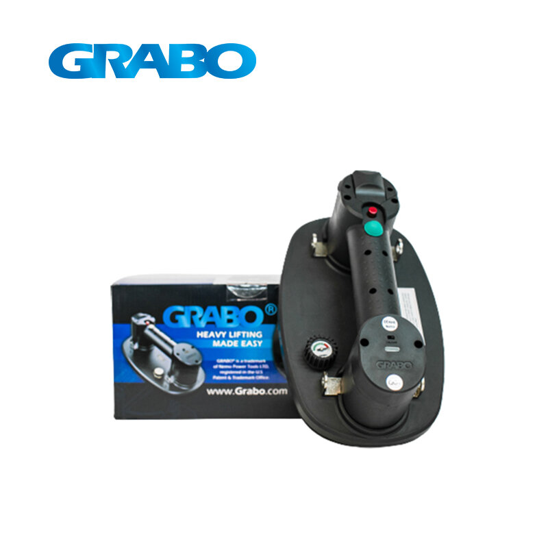 GRABO Vacuum Lifter for Glass Wood Lumber Metal Plate Max Lifting Force 170kg