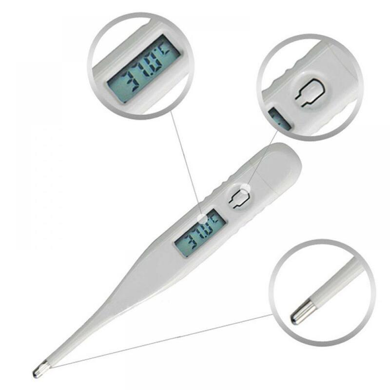 Baru Digital LCD Alat Pemanas Termometer Mulut Anak-anak Bayi Anak Bayi Pengukuran Suhu Termometer Klinis Elektronik