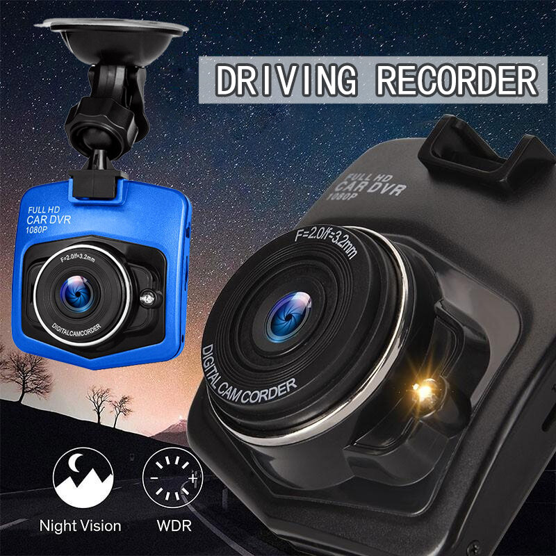 Hd 1080p carro traço cam condução gravador de vídeo noite traço câmera gravador dvr mini visão gravador de vídeo g-sensor wdr traço cam