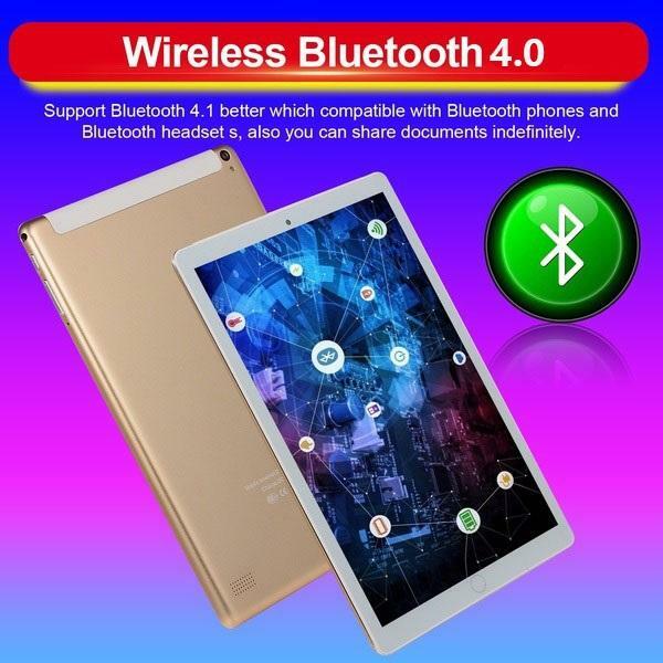 10.1Inch Tablets Android Wifi Tablets PC with 6+128GB Large Memory MTK6797 Dual SIM Card 4G Call Wifi Tablets PC Adroid Tablets