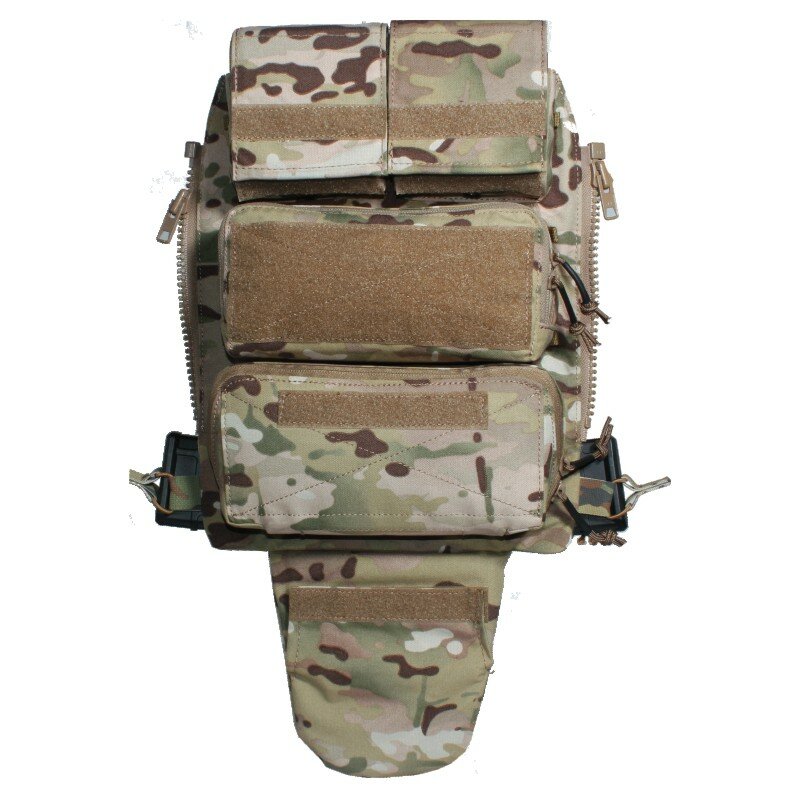 Military Tactical Vest  Genuine POUCH ZIP-ON PANEL 2.0 Fit CPC  AVS JPC Army  Camouflage bag