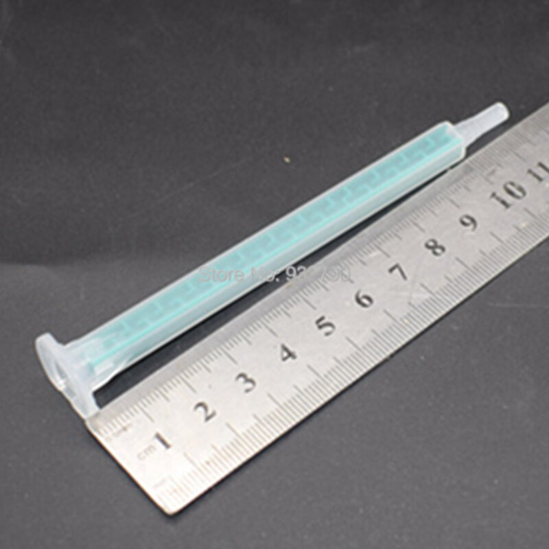 50 pz 115mm/4.53 "lunghezza 1:1 2:1 ugello miscelatore epossidico per adesivi epossidici in 2 parti