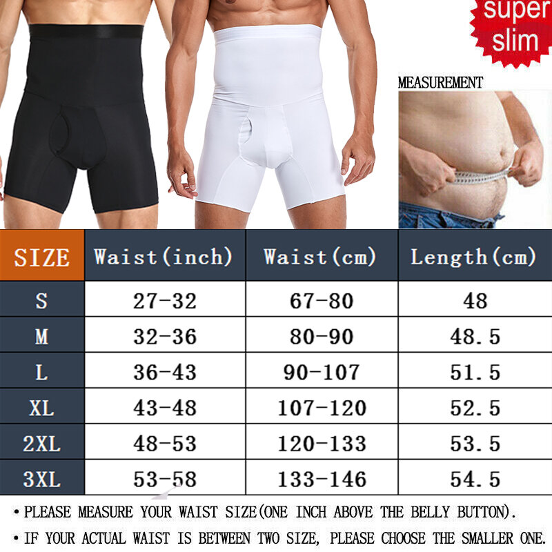 Männer Körper Shaper Compression Shorts Taille Trainer Bauch-steuer Boxer Gestaltung Unterwäsche Flache Bauch Gürtel Body Shaper Silikon UNS