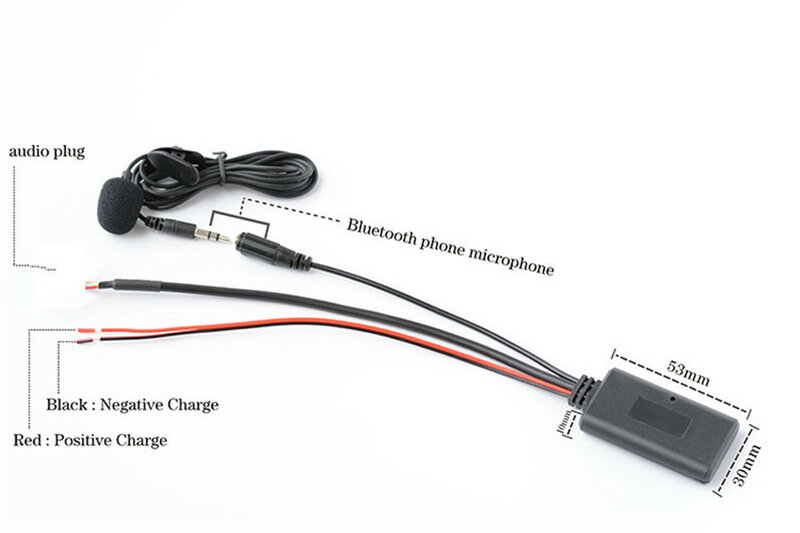 Bluetooth Audio AUX In adattatore vivavoce per Toyota per Camry per Tundra per 4Runner per Tacoma