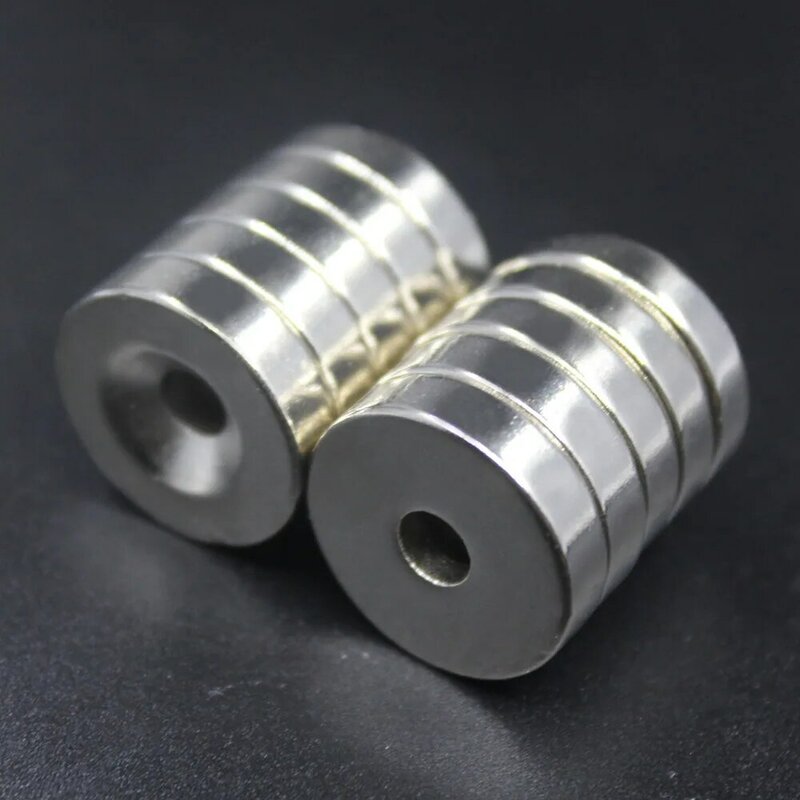 2/5/10/15Pcs 20x5-5 Neodymium Magnet 20mm x 5mm Hole 5mm N35 NdFeB Round Super Powerful Strong Permanent Magnetic imanes Disc