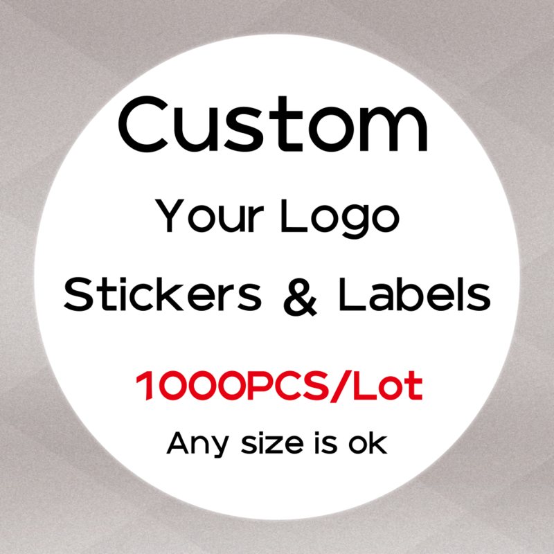 1000 sztuk naklejki, możliwość personalizacji dostosuj etykieta z Logo naklejki spersonalizowane naklejki etykiety do pakowania zaprojektuj własną naklejkę
