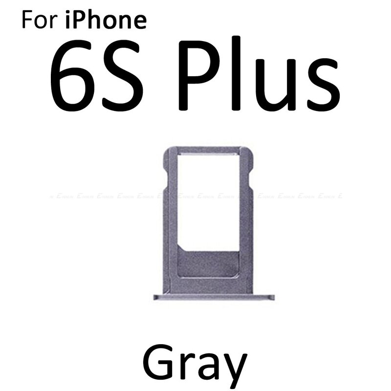 Per iPhone 6 6S Plus parti di riparazione dell'adattatore del supporto dello Slot del vassoio della scheda Sim