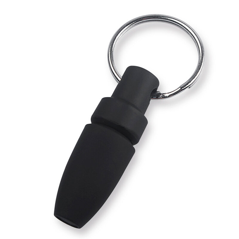 With Key Ring Draw Hole Portable Accessories Cool Cigar Punch Cutter Rubber Clip  Rubber Metal Cigar Punch Cutter
