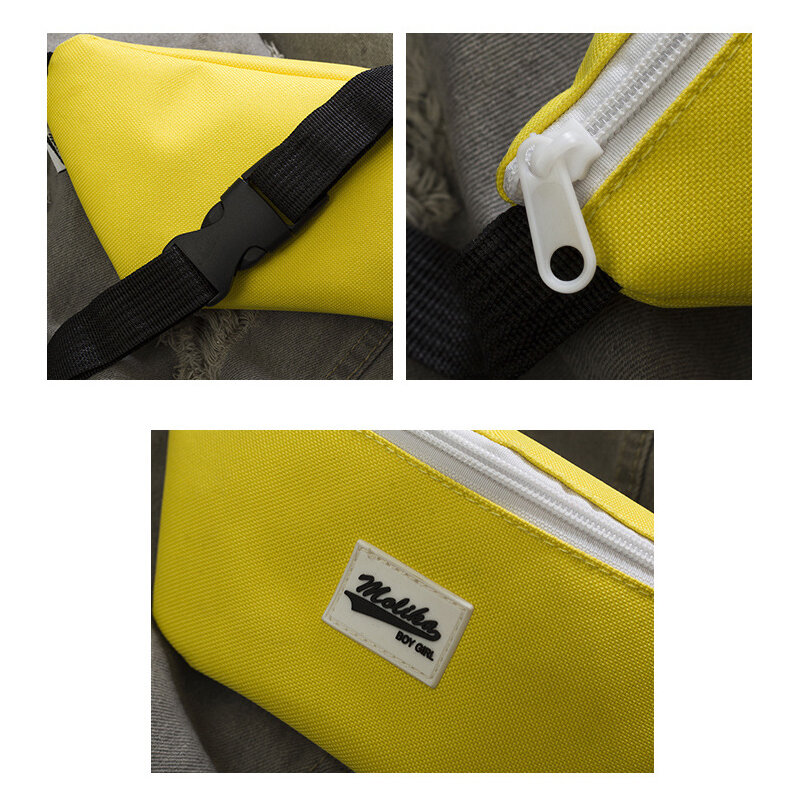 Детская поясная сумка, желтая мини-сумка-мессенджер с бананом, модная поясная сумка для маленьких мальчиков и девочек