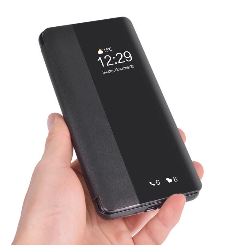 Кожаный чехол-книжка Smart View для телефона Huawei P50 P40 Pro P30 Pro P20 P 40 30 20 Lite P30pro P20pro