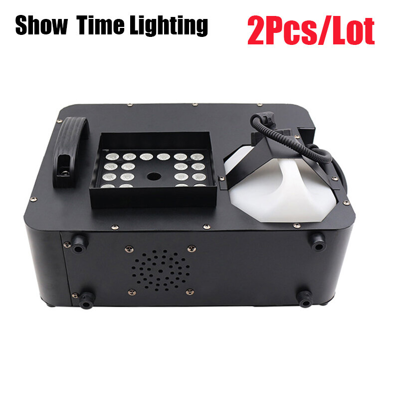 2 Buah/Lot 1500W Led Mesin Kabut Remote Control Dapat Tempat Vertikal Mesin Asap RGB Led Pesta Disko DJ Membuat Kabut Rumah Menghibur