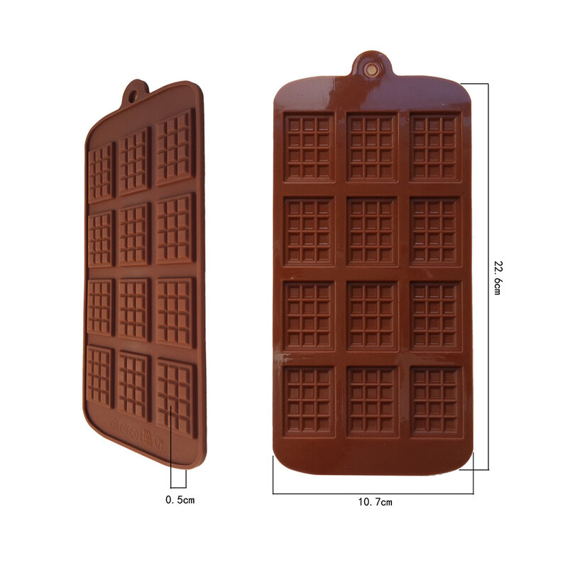 New Silicone Chocolate Mold Chocolate Baking Tools Non-Stick Silicone Cake Mold Jelly And Candy Mold 3D Mold DIY