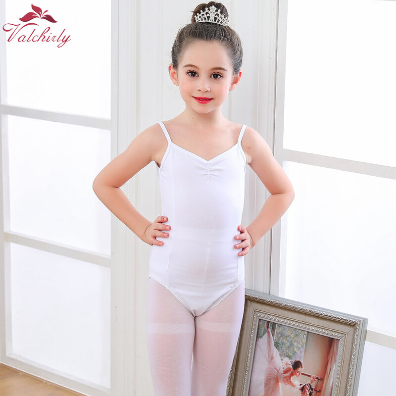 Новое Топ для девушек балетное трико танцевальная одежда хлопок гимнастическое трико ремень балетное гимнастическое платье
