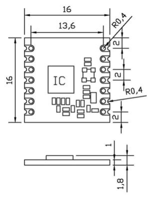 Module émetteur-récepteur YTX69c sem fio, 315/433/868/915MHZ (module sans fil rflora/fsk/ask/ook), télécommande, stabilisateur, faible consommation d'énergie