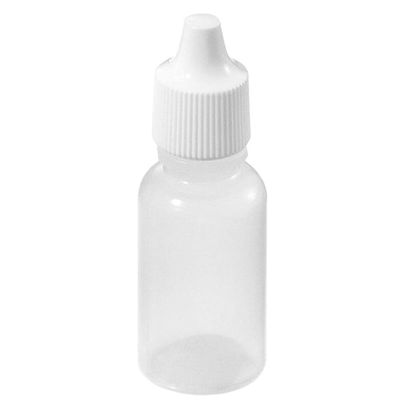 Botella vacía de plástico con gotero exprimible, 1/6/15 piezas, 20ml, N1C3