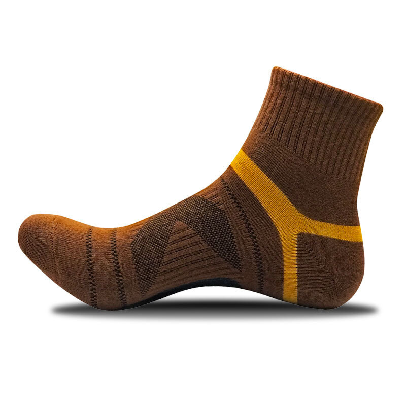 Новые дышащие спортивные носки для того, чтобы защитить деформация лодыжки спортивные носки средней длинны, без пятки, носки для бега, для Для мужчин Для женщин Для мужчин обучение унисекс