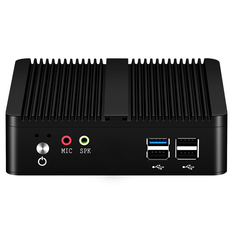 Fanless Mini PC Intel Celeron J1900 Support Windows7/8/10 Linux Gigabit Ethernet WiFi HDMI VGA Display Embedded Computer