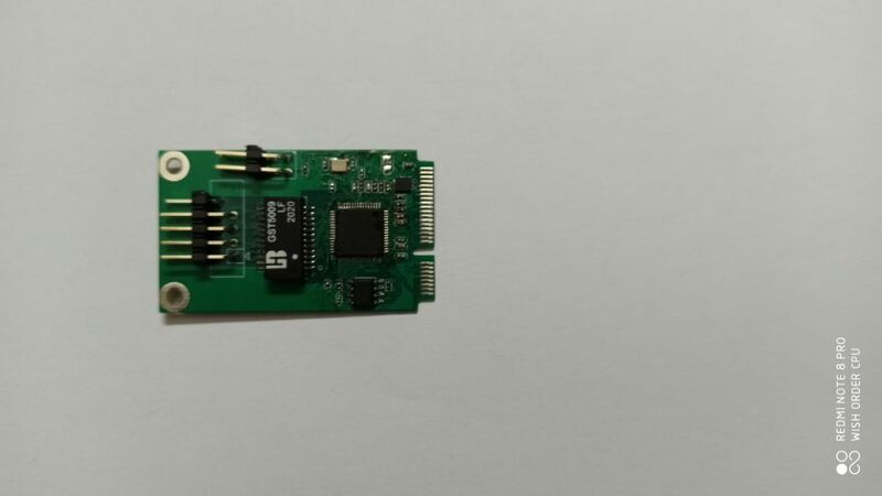 82583V 82574L Mini PCIE Gigabit Placa de rede MINI PCI-E Para rede PPCIE para LAN 10/100/1000Mbps RJ45 Porta 82583 82574 Ethernet