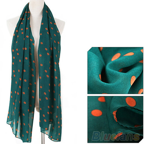 ホットセール!! 水玉模様のロングビーチスカーフ,ショール,ギフト,秋冬ファッション