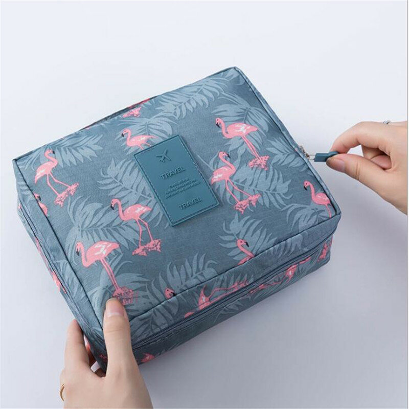 Multifunktions Frauen Make-Up Tasche Nylon Kosmetik Tasche Schönheit Box Reise Veranstalter Für Kulturtasche Kits Lagerung Waschen Machen Up Fällen