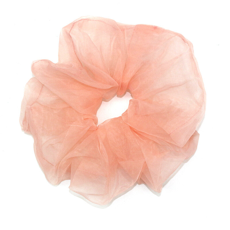 Offres spéciales femmes bandeau fleur couleur tissu élastique bandeau en caoutchouc bandeau Scrunchie pour femmes accessoires de cheveux, ACC155