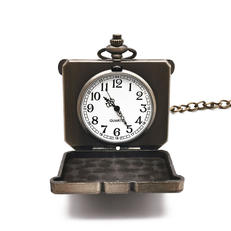 Reloj de bolsillo romano Vintage para hombre y mujer, nuevo diseño, regalo