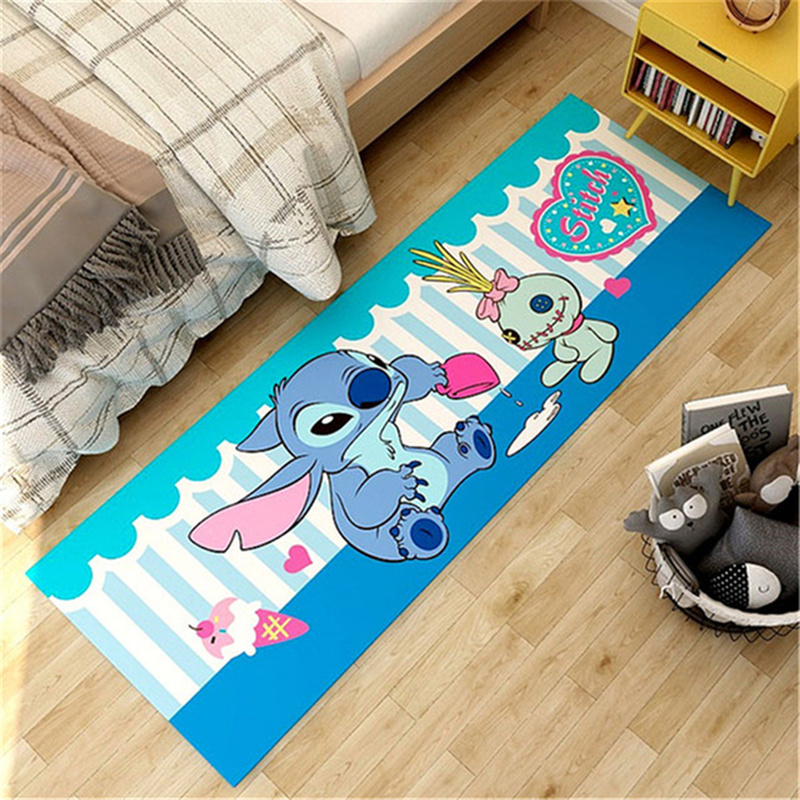 160x60cm 3D Printing Mickey Kids Playmat Minnie Floor Mat Non-slip Door Mat Home Decoration Door Mat Bedroom Kids Rug