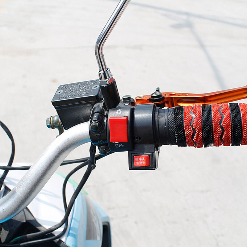 LEEPEE-Interrupteurs de guidon de moto, connecteur de bouton marche/arrêt, connecteur de balle, accessoires de vélo de montagne