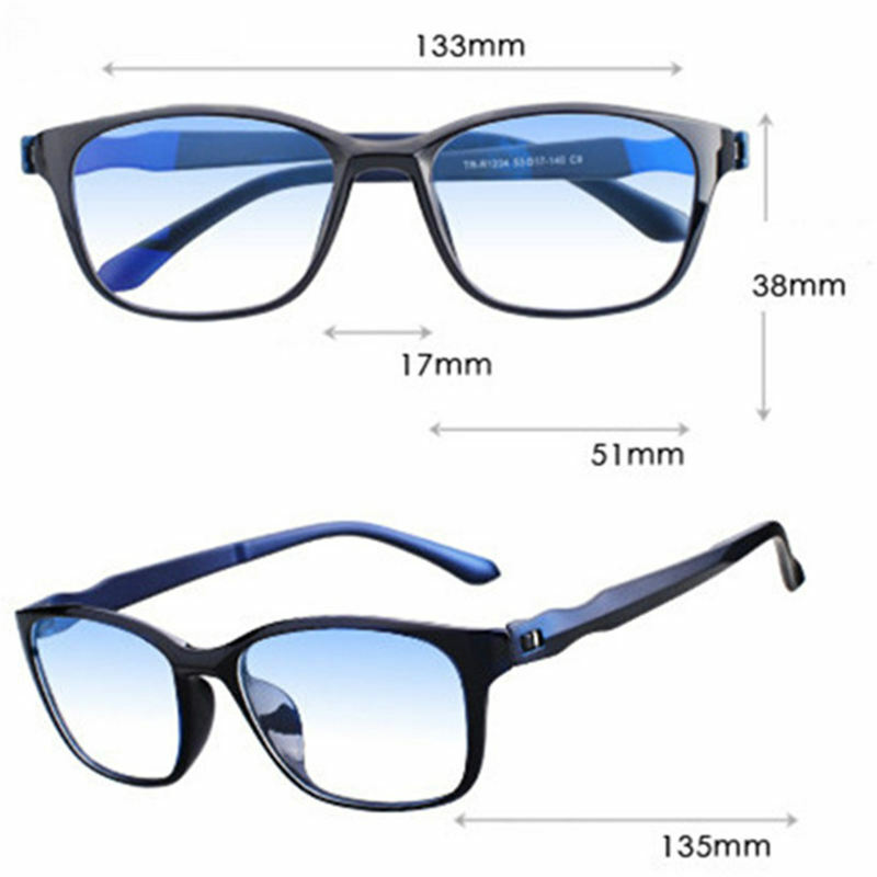 Kacamata Komputer Anti Sinar Biru Bunga Mei Bingkai Kacamata Presbyopic TR90 untuk Pria Kacamata Baca Wanita Kelas Glasse Pria