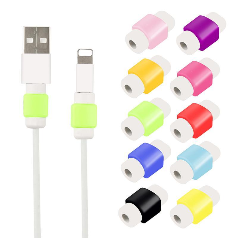 Protector Data Cable 1Pc Winder Cord Mini Cute Earphone Protection Rubber Wire Cover For Smart Phones USB Cable
