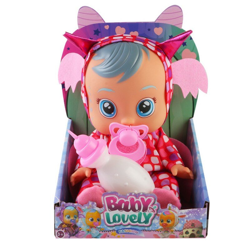 Muñecas bebés llanto 3D LOLs unicornio bebé juguetes para niños y niñas muñeca no derramará lágrimas regalo de cumpleaños para niños