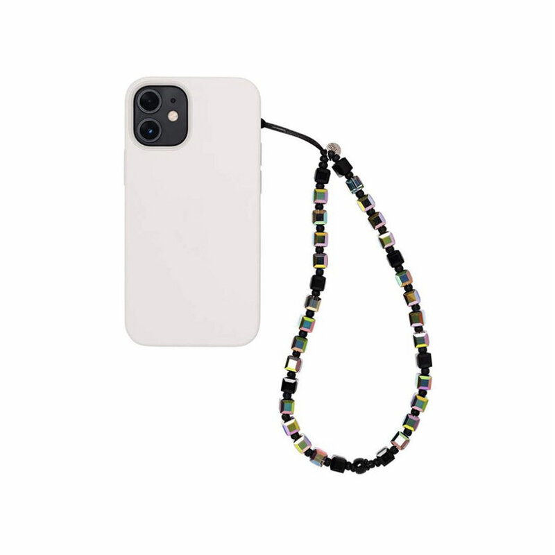 8mm cristallo Trendy Mobile cinturino telefono fascino ceramica perline telefono catena gioielli per le donne anti-perso cellulare cordino regalo