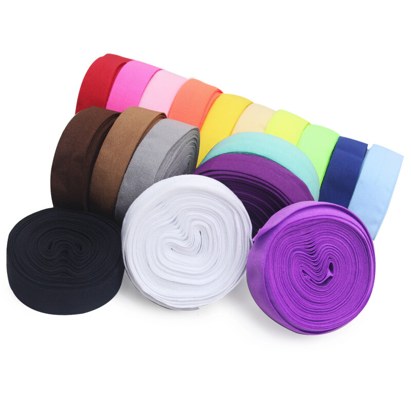 Cinta elástica de 3/4 "(20mm), cinta elástica de licra, Multicolor, para costura, adorno de encaje, accesorio de ropa